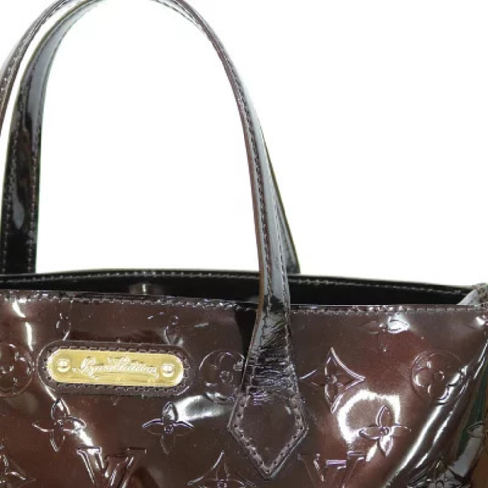 Louis Vuitton Wilshire Vernis Tote Bag Monogram Purple - Picture 7 of 7
